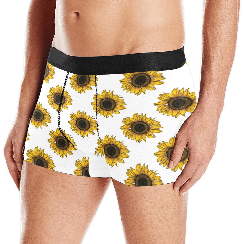 sunflowers design pattern Men's All Over Print Boxer Briefs Men's Underwear