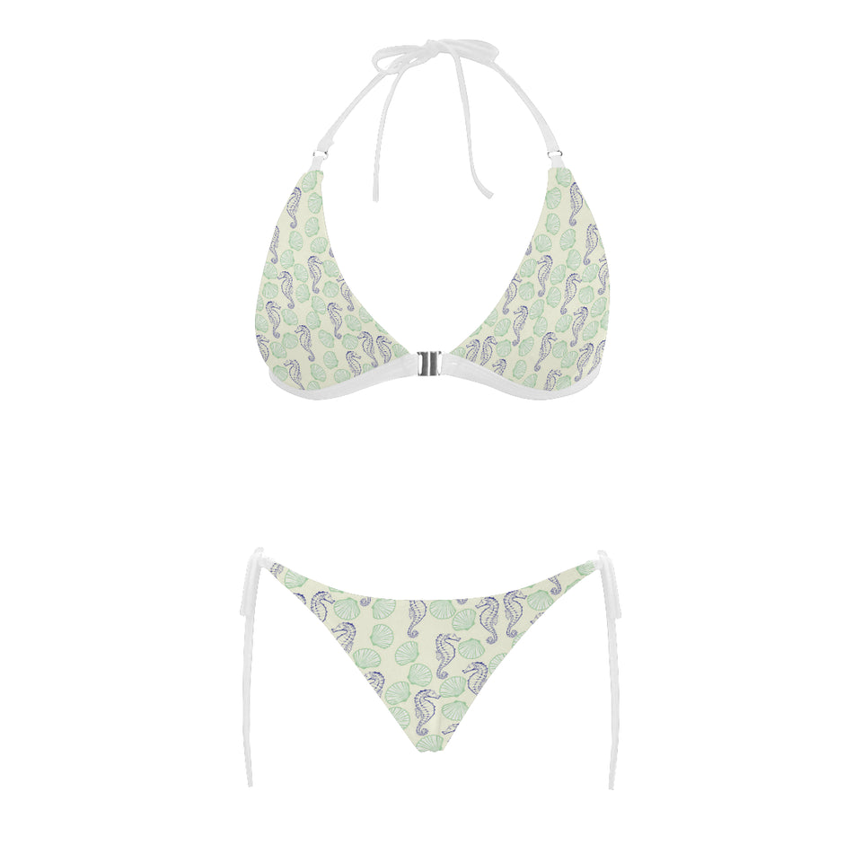 Seahorse shell pattern Sexy Bikinis Two-Piece Swimsuits