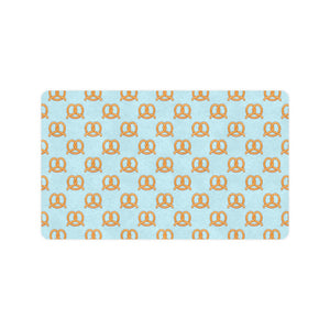 Pretzels Pattern Print Design 03 Doormat