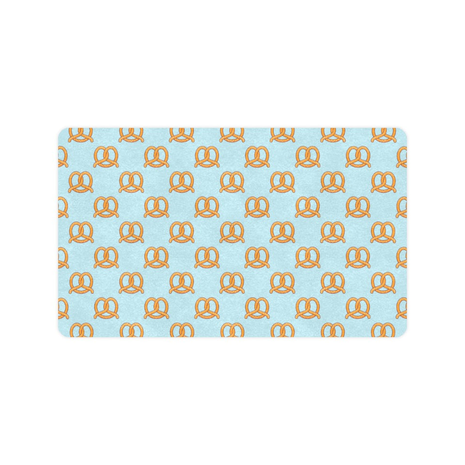 Pretzels Pattern Print Design 03 Doormat