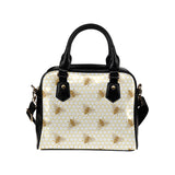 Bee honeycomb seamless design pattern Shoulder Handbag