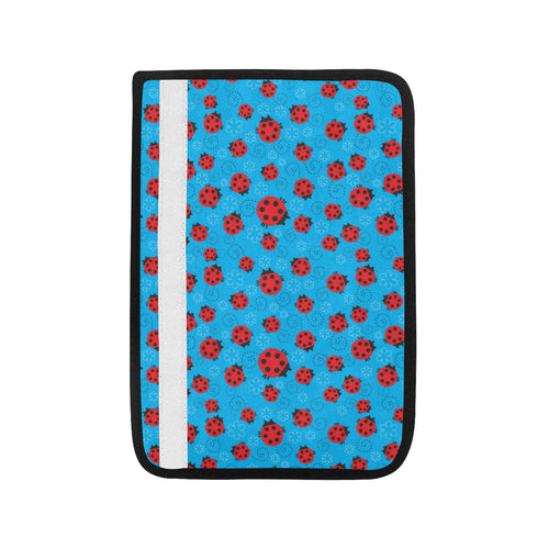 Ladybug Pattern Print Design 02 Car Seat Belt Cover