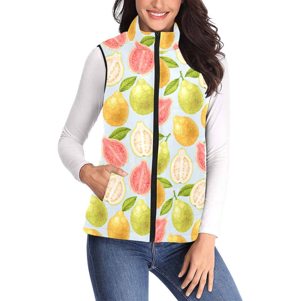 Guava design pattern Women's Padded Vest