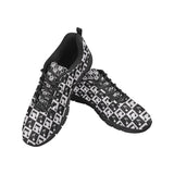 Music Notes Pattern Print Design 01 Men's Breathable Sneakers ( Model 055)