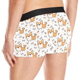 Cute corgi heart star bone pattern Men's All Over Print Boxer Briefs Men's Underwear