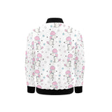 Cute poodle dog star pattern Kids' Boys' Girls' Bomber Jacket
