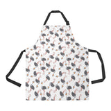 Ostrich Pattern Print Design 02 All Over Print Adjustable Apron