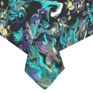 Dragon sea wave pattern Tablecloth