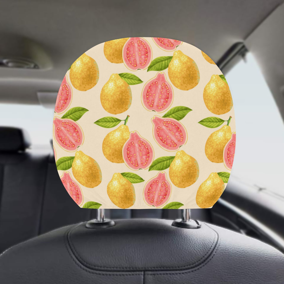 Beautiful guava pattern Car Headrest Cover