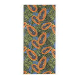Colorful papaya tropical leaves Beach Towel