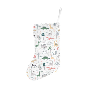 Cute cartoon dinosaurs tree pattern Christmas Stocking