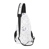 Math Pattern Print Design 03 All Over Print Chest Bag