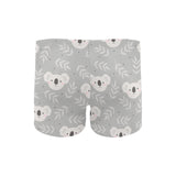 Cute koala leaves pattern Men's Swimming Trunks
