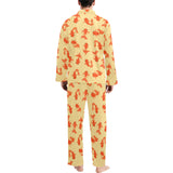 Goldfish Pattern Print Design 02 Men's Long Pajama Set