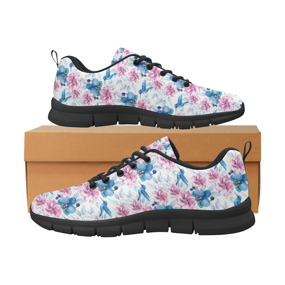 Hummingbird Pattern Print Design 02 Women's Sneaker Shoes