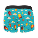 Hot Air Balloon Sky Pattern Men's All Over Print Boxer Briefs Men's Underwear