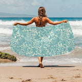 Classic Hand drawn Grape pattern Beach Towel