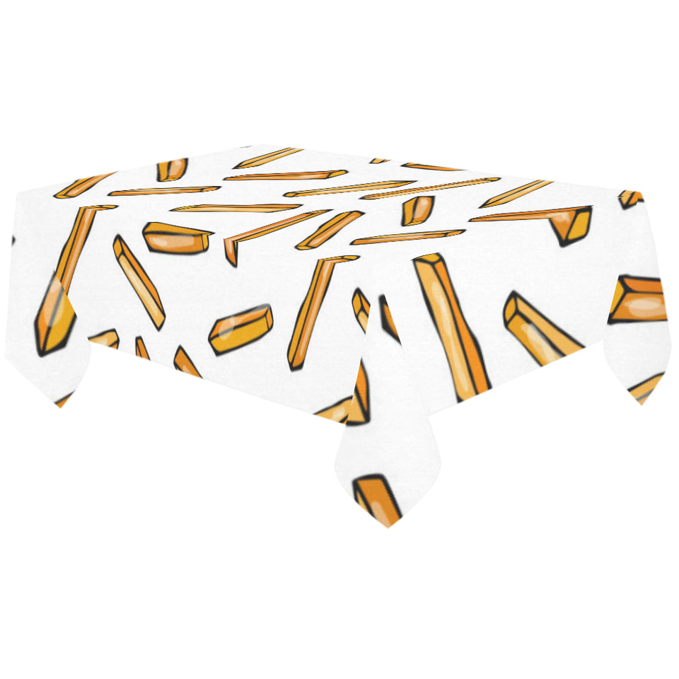 French fries potato pattern Tablecloth