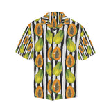 papaya design pattern Men's All Over Print Hawaiian Shirt