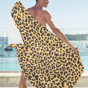Leopard skin print Beach Towel