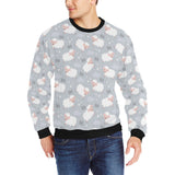 Sweet dreams sheep pattern Men's Crew Neck Sweatshirt