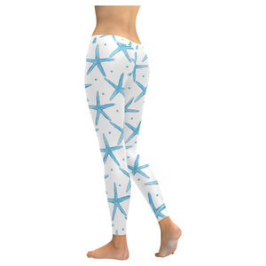 Watercolor starfish pattern Women's Legging Fulfilled In US