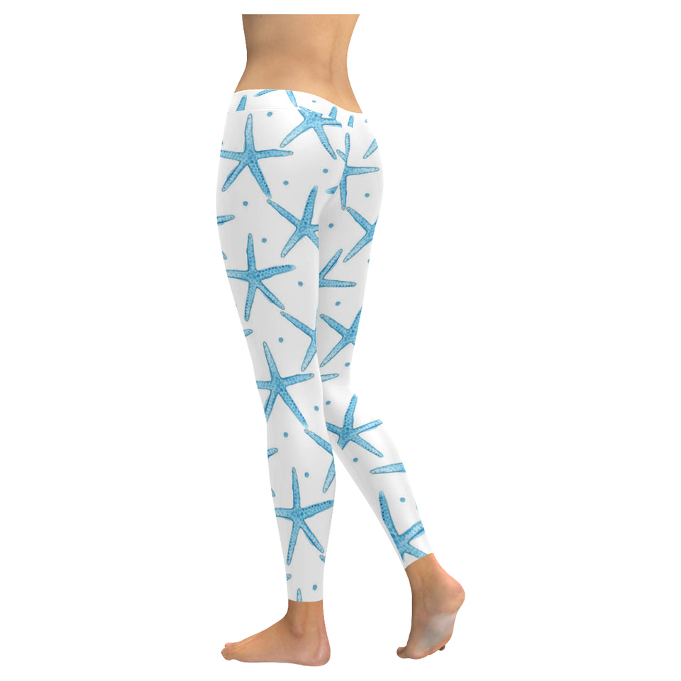 Watercolor starfish pattern Women's Legging Fulfilled In US