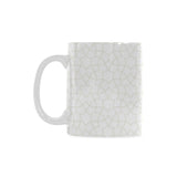 arabic white pattern Classical White Mug (Fulfilled In US)