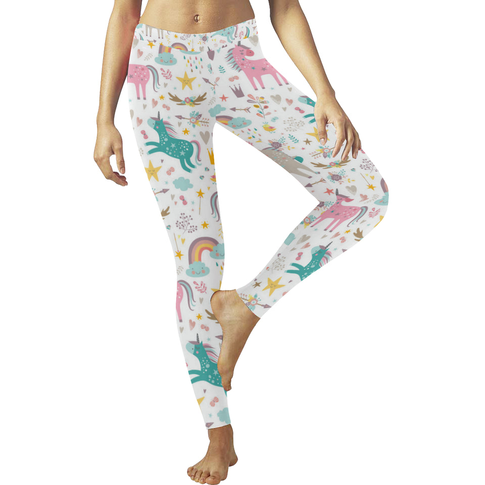 Colorful unicorn pattern Women's Legging Fulfilled In US
