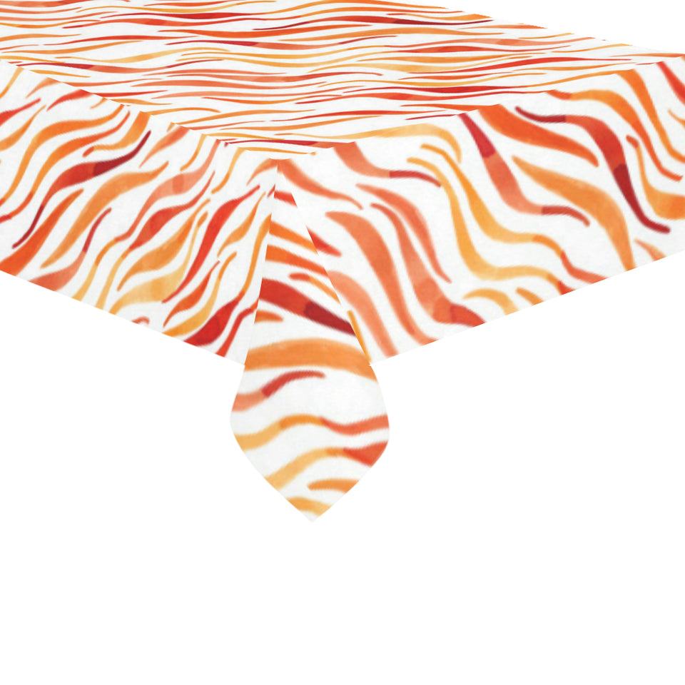 Fire flame watercolor pattern Tablecloth