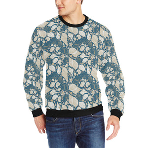 Sea turtle Polynesian Tribal design pattern Men's Crew Neck Sweatshirt