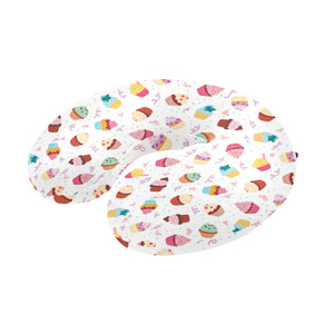 Cake cupcake design pattern U-Shaped Travel Neck Pillow