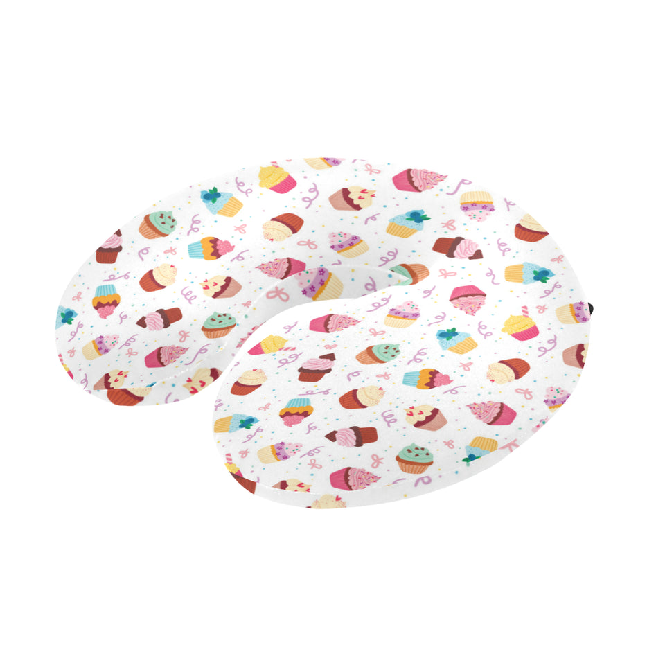 Cake cupcake design pattern U-Shaped Travel Neck Pillow