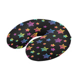 Colorful star pattern U-Shaped Travel Neck Pillow