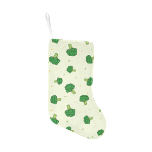 Broccoli pattern Christmas Stocking
