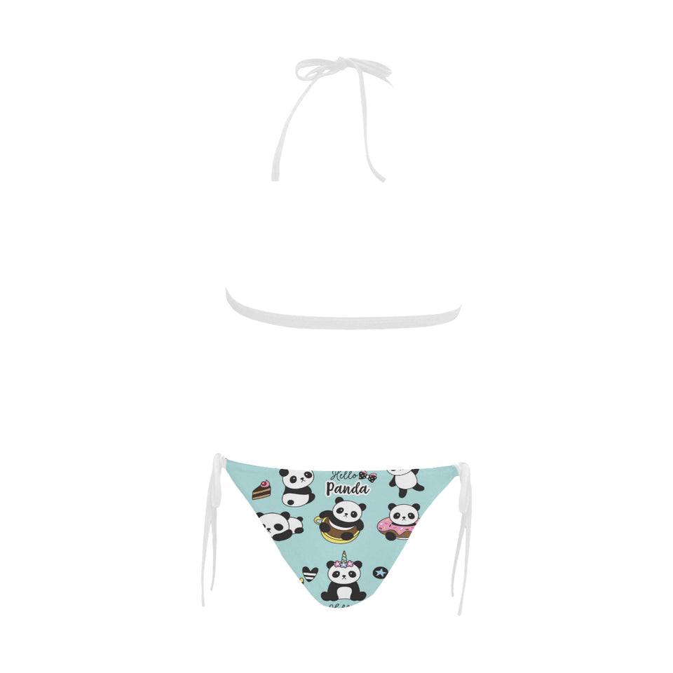 Cute baby panda pattern Sexy Bikinis Two-Piece Swimsuits