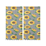 sunflowers ribbon background Gauze Curtain