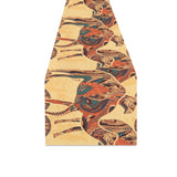 Camel polynesian tribal design pattern Table Runner