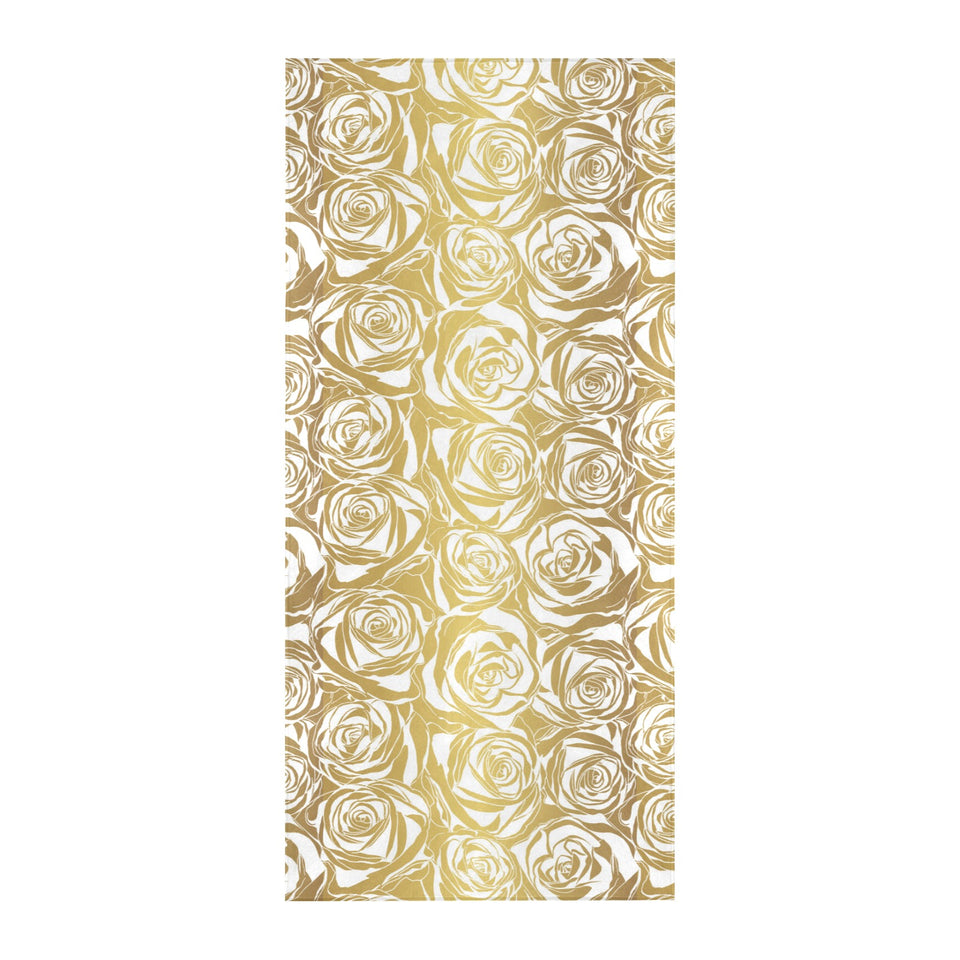 Rose Pattern Print Design 05 Beach Towel