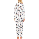 Ostrich Pattern Print Design 02 Women's All Over Print Pajama Set