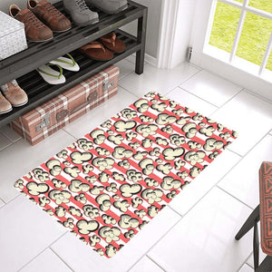 Popcorn Pattern Print Design 05 Doormat