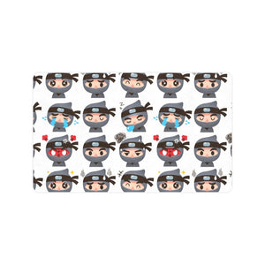 Cute ninja design pattern Doormat