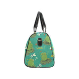 Cute frog dragonfly design pattern Travel Bag