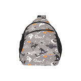 Halloween design pattern All Over Print Chest Bag