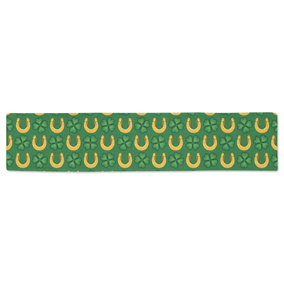 Horseshoes Pattern Print Design 05 Table Runner