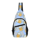 Beer pattern All Over Print Chest Bag