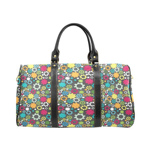 Gear Pattern Print Design 03 Travel Bag