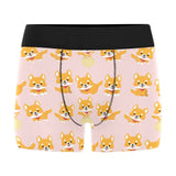 Cute shiba inu dog pattern Men's All Over Print Boxer Briefs Men's Underwear