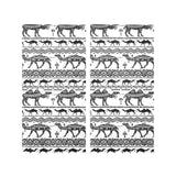 Camel polynesian tribal pattern Gauze Curtain