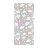 Cute rainbow clound star pattern Beach Towel